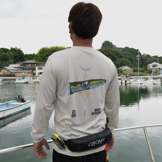 CBONE×NAVY APPAREL バズー・ドライTシャツ