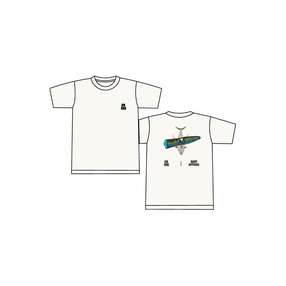 CBONE×NAVY APPAREL ﾊﾞｽﾞｰTｼｬﾂ