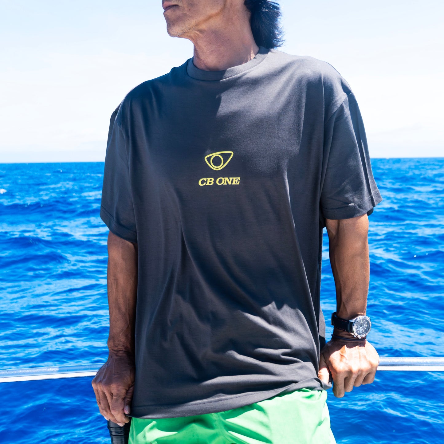 CBONE×NAVY APPAREL ﾋﾗﾏｻTｼｬﾂ