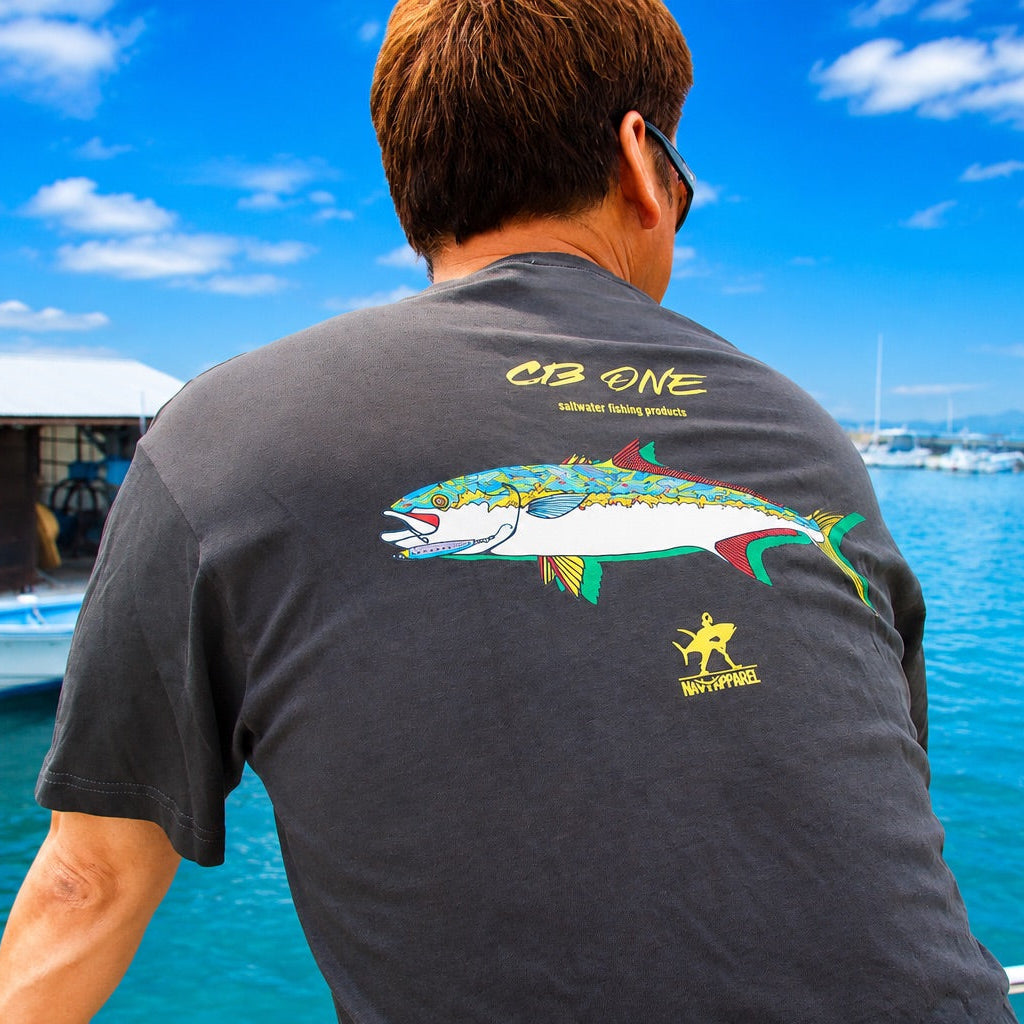 CBONE×NAVY APPAREL ﾋﾗﾏｻTｼｬﾂ
