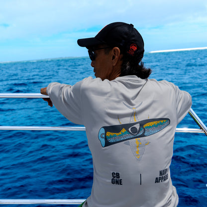 CBONE×NAVY APPAREL ﾊﾞｽﾞｰ･ﾄﾞﾗｲTｼｬﾂ
